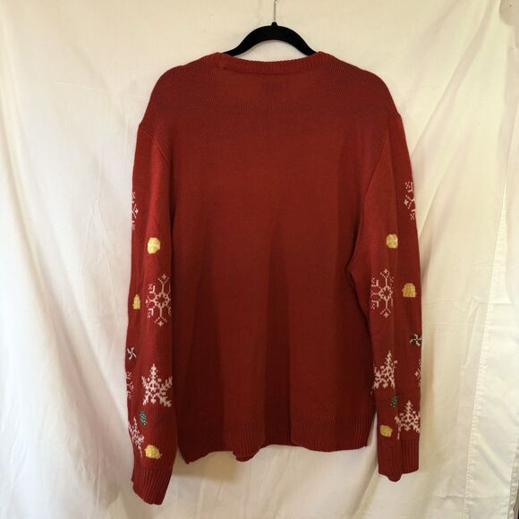 Party Sweater Dec 25th Gingerbread Man Ugly Christmas Sweater Size XL - Picture 5 of 5